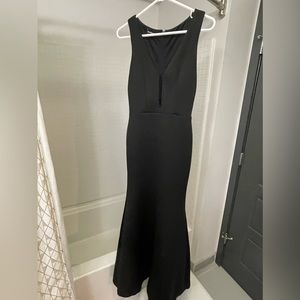 Bebe black gown